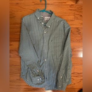 Nautical non iron checkered shirt
